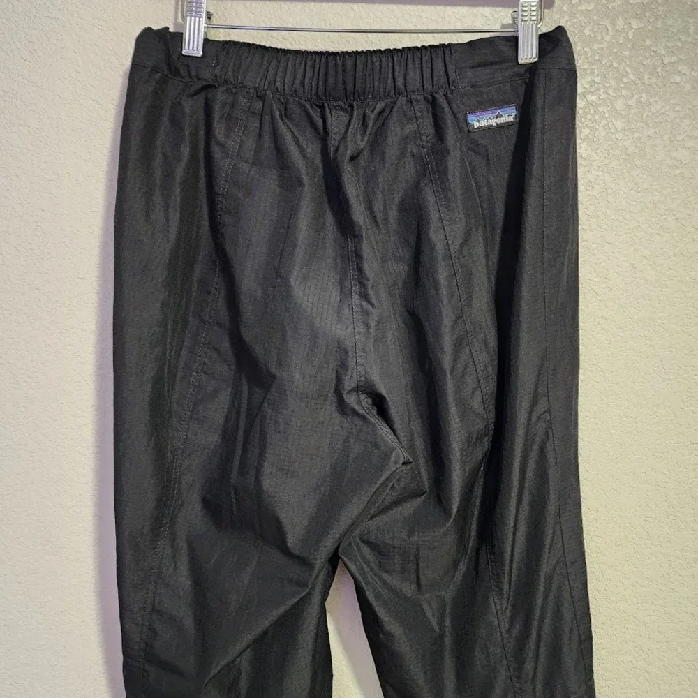 PATAGONIA Black Shell Pants Windbreaker Lightweight Outdoors‎ Size S